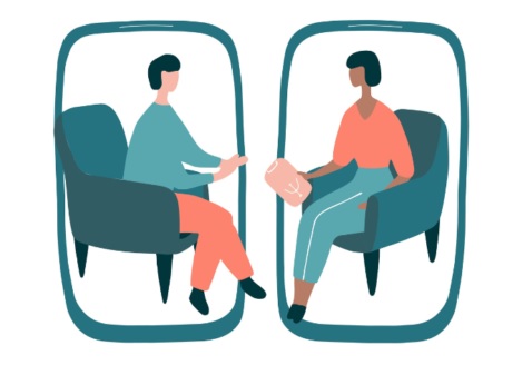 صحبت مشاور از تلفن