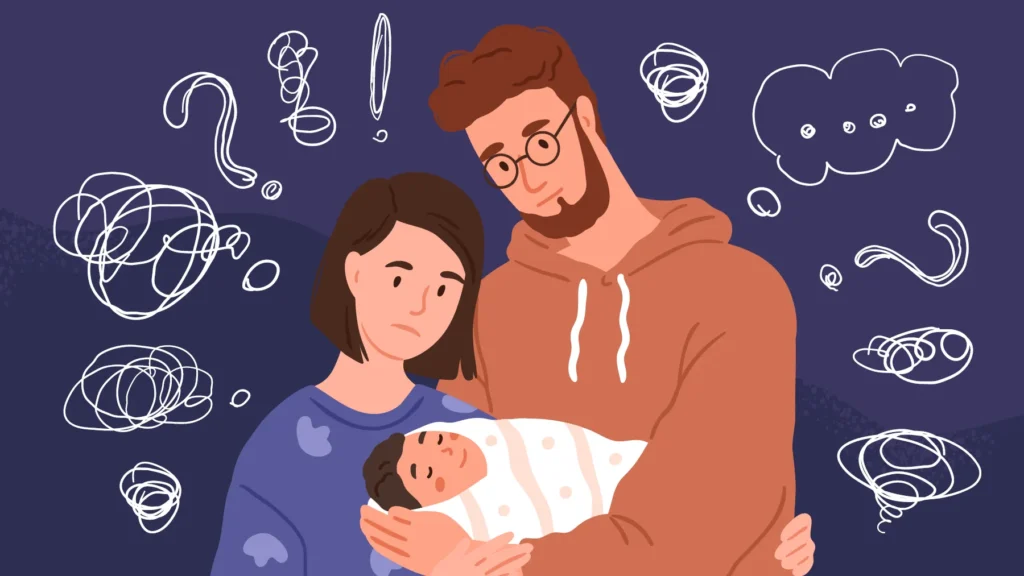 افسردگی پدر و مادر بعد از زایمان